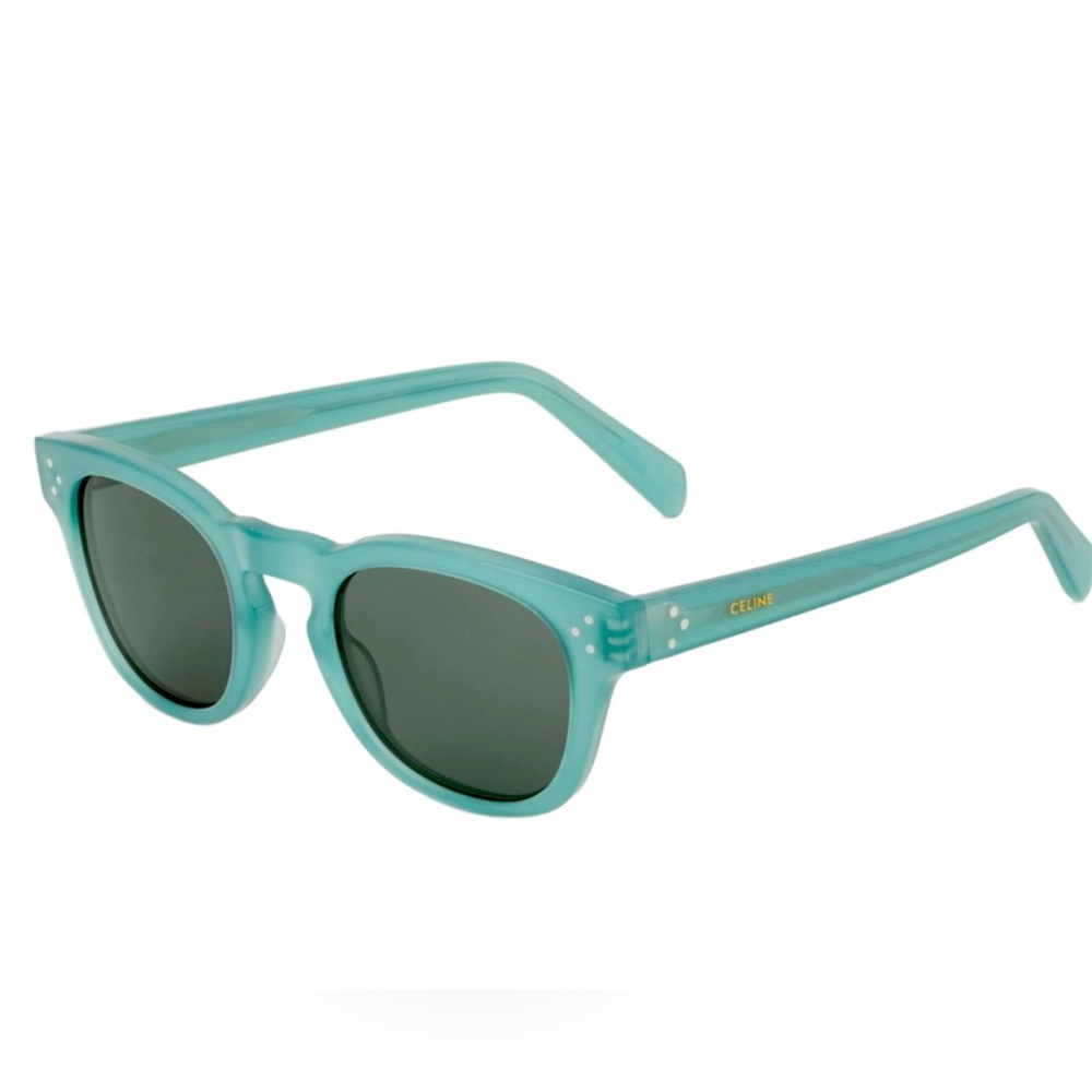 Celine Wayfarer Sunglasses in Green Acetate